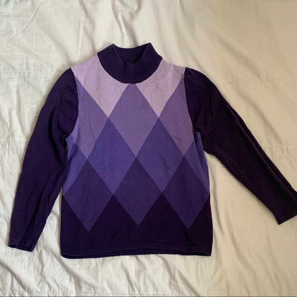 Purple coloured turtle neck - Picture 1 of 1